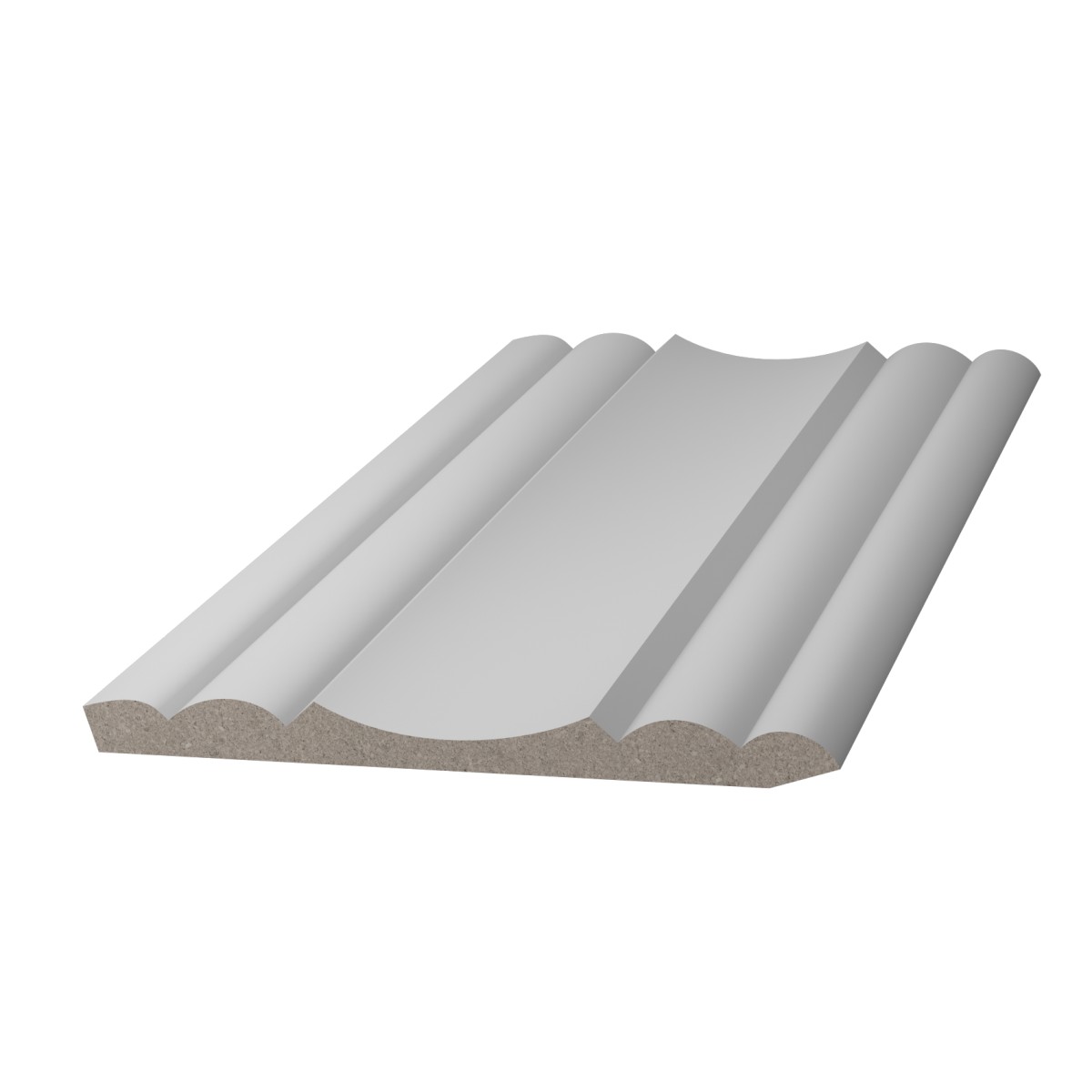 Потолочный плинтус под покраску Ultrawood CR 0022 i 2000×62×170